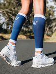 Compressport R2V3 Calf Sleeves Estate Blue / White